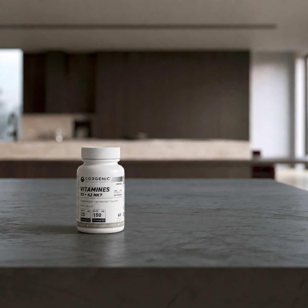 Vitamine D3 + K2 MK7