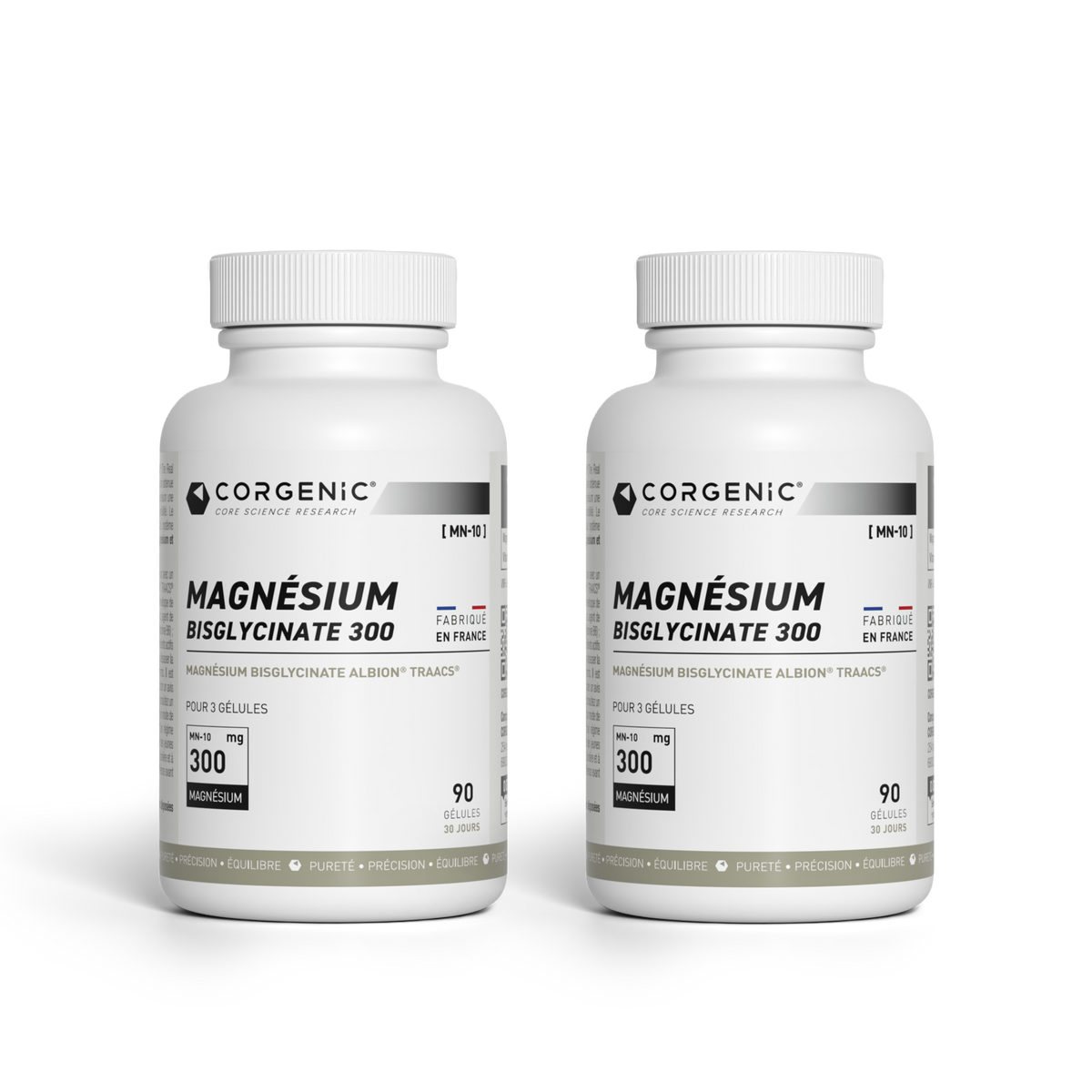 Magnésium Bisglycinate 300 Duo Pack 180 gélules