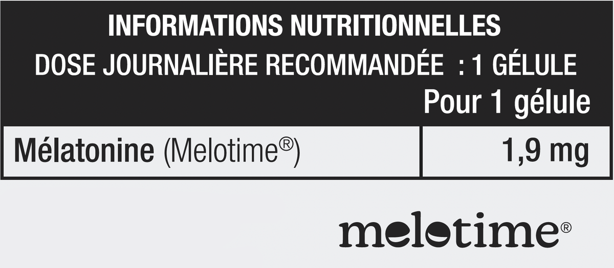 Melotime® Mélatonine